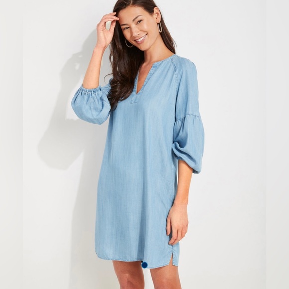 Vineyard Vines Dresses & Skirts - Vineyard Vines chambray tunic dress size m